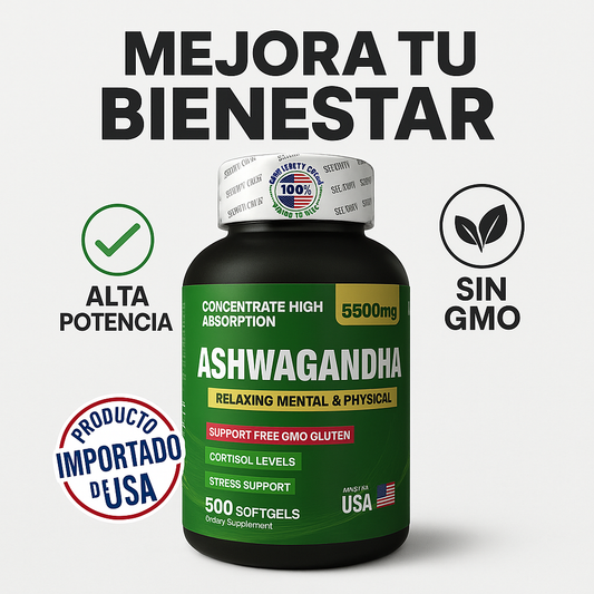 ASHWAGANDHA X 100 SOFTGELS - El original
